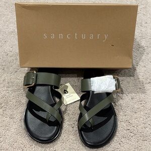 Sanctuary Green Sandals size 8